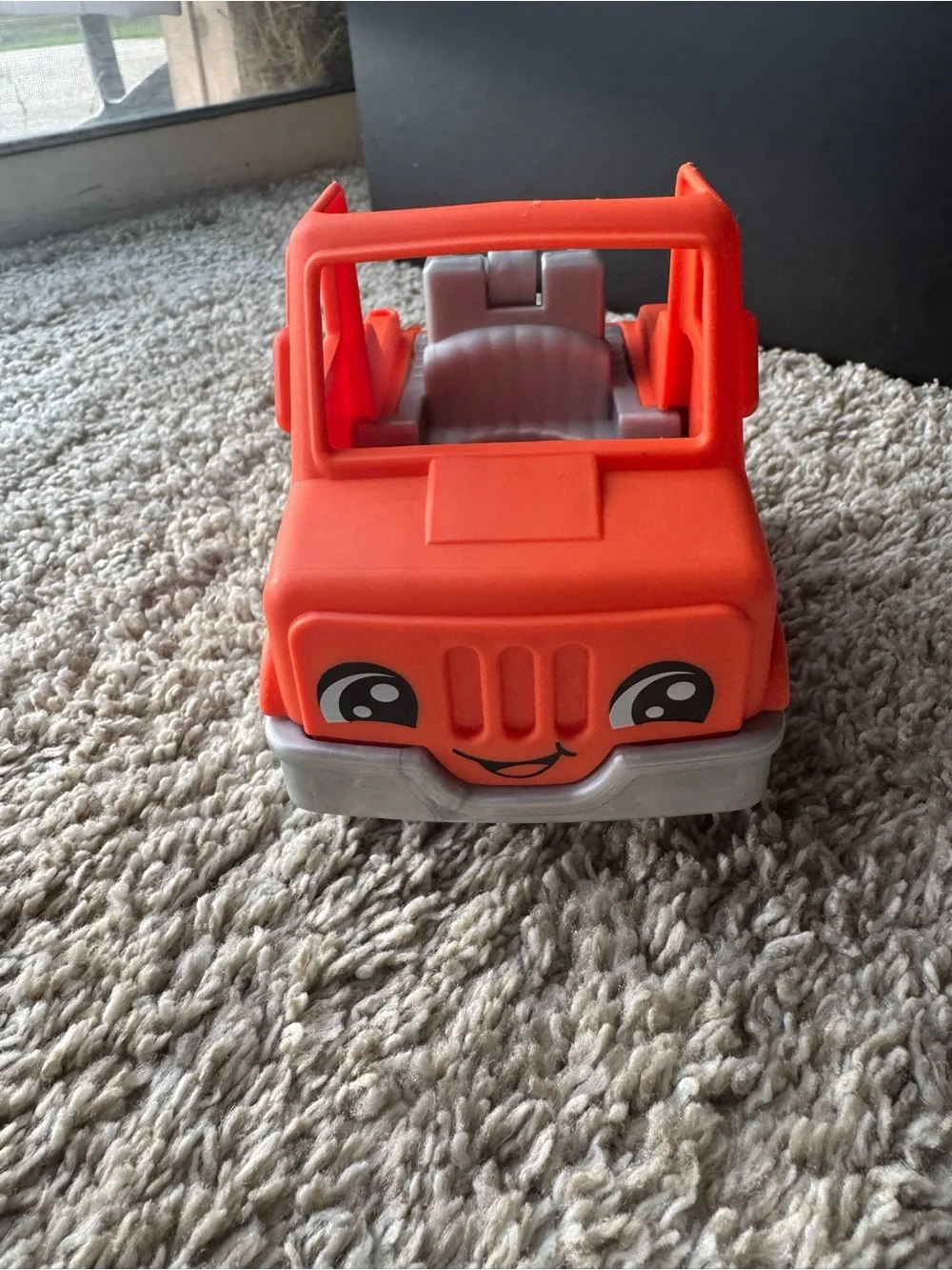 Fisher-Price Little People Orange Tow Truck Vehicle with Working Hook